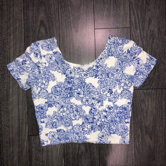 American Apparel Tops - American apparel floral crop top